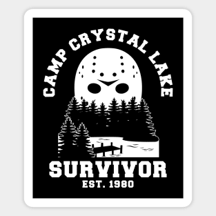 FRIDAY THE 13TH JASON CAMP CRYSTAL LAKE Magnet